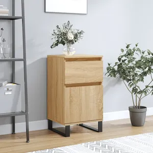 vidaXL Buffet chêne sonoma 40x35x70 cm bois d'ingénierie pas cher