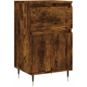 vidaXL Buffet chêne fumé 40x35x70 cm bois d'ingénierie pas cher