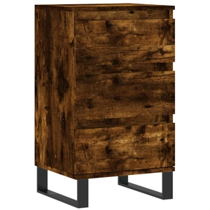 vidaXL Buffet chêne fumé 40x35x70 cm bois d'ingénierie pas cher