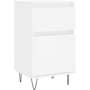 vidaXL Buffet blanc 40x35x70 cm bois d’ingénierie pas cher