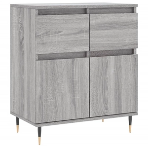 vidaXL Buffet Sonoma gris 60x35x70 cm Bois d'ingénierie pas cher