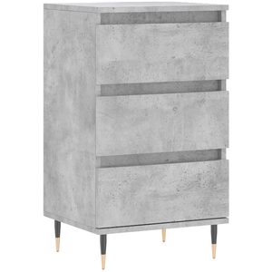 vidaXL Buffet gris béton 40x35x70 cm bois d'ingénierie pas cher