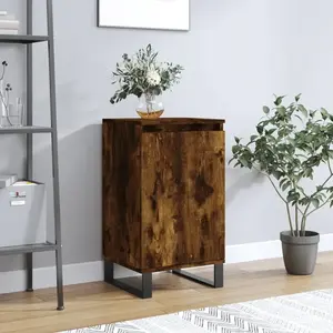 Comparateur de prix : vidaXL Vidaxl Buffet ChÃªne FumÃ© 40x35x70 Cm Bois D'ingÃ©nierie
