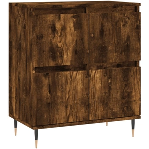 vidaXL Buffet Chêne fumé 60x35x70 cm Bois d'ingénierie pas cher