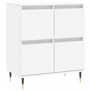 vidaXL Buffet Blanc 60x35x70 cm Bois d'ingénierie pas cher