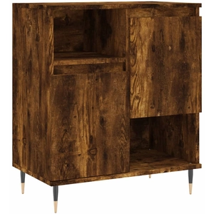 vidaXL Buffet Chêne fumé 60x35x70 cm Bois d'ingénierie pas cher