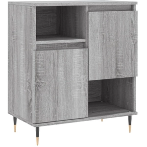 vidaXL Buffet Sonoma gris 60x35x70 cm Bois d'ingénierie pas cher