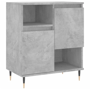 vidaXL Buffet Gris béton 60x35x70 cm Bois d'ingénierie pas cher