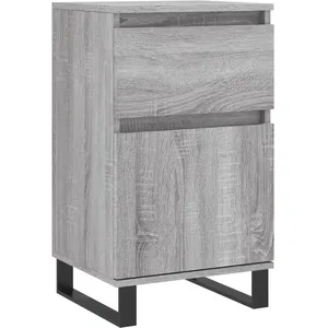 vidaXL Buffet sonoma gris 40x35x70 cm bois d'ingénierie pas cher
