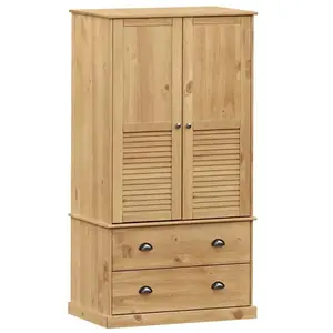 Comparateur de prix : vidaXL Garde-robe VIGO 90x55x176 cm bois massif de pin