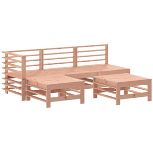 vidaXL Salon de jardin 5 pcs bois massif douglas pas cher