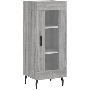 vidaXL Buffet Sonoma gris 34,5x34x90 cm Bois d'ingénierie pas cher