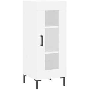 vidaXL Buffet blanc 34,5x34x90 cm bois d'ingénierie pas cher