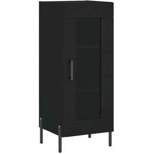 vidaXL Buffet Noir 34,5x34x90 cm Bois d'ingénierie pas cher