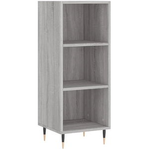 Comparateur de prix : vidaXL Buffet sonoma gris 34,5x32,5x90 cm bois d'ingénierie