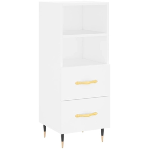 Comparateur de prix : vidaXL Buffet blanc 34,5x34x90 cm bois d'ingénierie