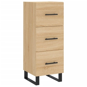 vidaXL Buffet Chêne sonoma 34,5x34x90 cm Bois d'ingénierie pas cher