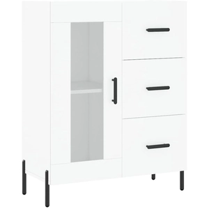 vidaXL Buffet blanc 69,5x34x90 cm bois d'ingénierie pas cher
