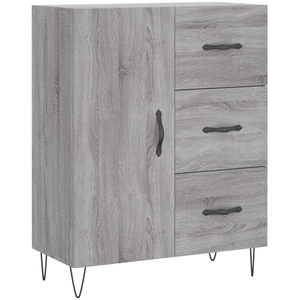 vidaXL Buffet sonoma gris 69,5x34x90 cm bois d'ingénierie pas cher