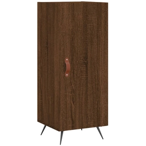 vidaXL Buffet Chêne marron 34,5x34x90 cm Bois d'ingénierie pas cher