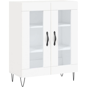 vidaXL Buffet blanc 69,5x34x90 cm bois d'ingénierie pas cher
