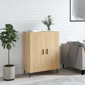 vidaXL Buffet chêne sonoma 69,5x34x90 cm bois d'ingénierie pas cher