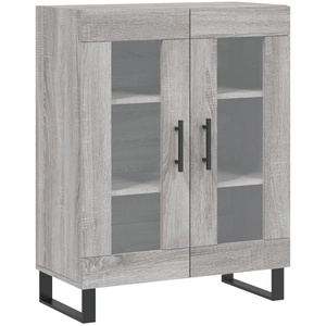 vidaXL Buffet sonoma gris 69,5x34x90 cm bois d'ingénierie pas cher