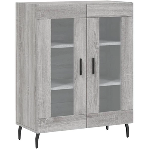 vidaXL Buffet sonoma gris 69,5x34x90 cm bois d'ingénierie pas cher