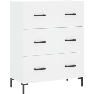 vidaXL Buffet blanc 69,5x34x90 cm bois d'ingénierie pas cher