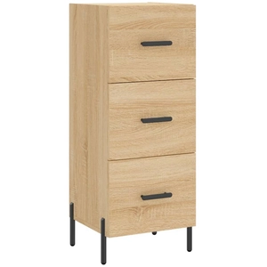 vidaXL Buffet Chêne sonoma 34,5x34x90 cm Bois d'ingénierie pas cher