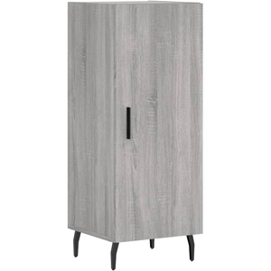 vidaXL Buffet Sonoma gris 34,5x34x90 cm Bois d'ingénierie pas cher