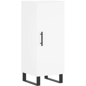 vidaXL Buffet blanc 34,5x34x90 cm bois d'ingénierie pas cher