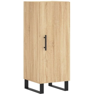 vidaXL Buffet Chêne sonoma 34,5x34x90 cm Bois d'ingénierie pas cher