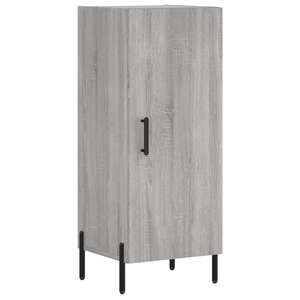 vidaXL Buffet Sonoma gris 34,5x34x90 cm Bois d'ingénierie pas cher