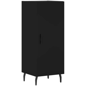 vidaXL Buffet Noir 34,5x34x90 cm Bois d'ingénierie pas cher