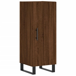 vidaXL Buffet Chêne marron 34,5x34x90 cm Bois d'ingénierie pas cher