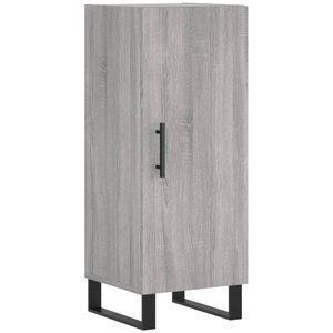 vidaXL Buffet Sonoma gris 34,5x34x90 cm Bois d'ingénierie pas cher