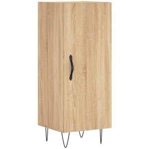 vidaXL Buffet Chêne sonoma 34,5x34x90 cm Bois d'ingénierie pas cher