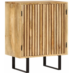 vidaXL Buffet avec 2 portes 55x35x70 cm bois massif de manguier pas cher