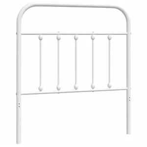 Comparateur de prix : vidaXL Tête de lit métal blanc 80 cm