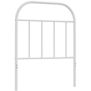 Comparateur de prix : vidaXL Tête de lit métal blanc 75 cm
