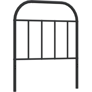 Comparateur de prix : vidaXL Tête de lit métal noir 75 cm