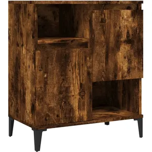 vidaXL Buffet Chêne fumé 60x35x70 cm Bois d'ingénierie pas cher