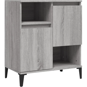 vidaXL Buffet Sonoma gris 60x35x70 cm Bois d'ingénierie pas cher