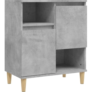 vidaXL Buffet Gris béton 60x35x70 cm Bois d'ingénierie pas cher