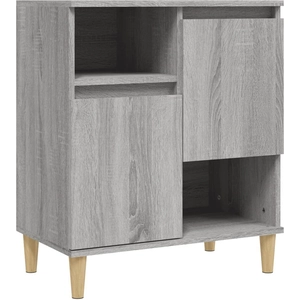 vidaXL Buffet Sonoma gris 60x35x70 cm Bois d'ingénierie pas cher