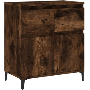 vidaXL Buffet Chêne fumé 60x35x70 cm Bois d'ingénierie