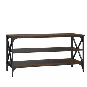 Comparateur de prix : vidaXL Meuble TV Chêne marron 100x40x50 cm Bois d'ingénierie