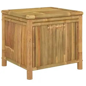 Comparateur de prix : vidaXL Boîte de rangement de jardin 60x52x55 cm Bambou