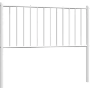 Comparateur de prix : vidaXL Tête de lit métal blanc 100 cm